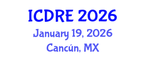 International Conference on Desalination and Renewable Energy (ICDRE) January 19, 2026 - Cancún, Mexico International Conference on Desalination and Renewable Energy (ICDRE) January 19, 2026 - Cancún, Mexico