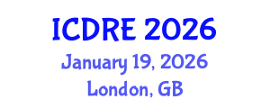 International Conference on Desalination and Renewable Energy (ICDRE) January 19, 2026 - London, United Kingdom International Conference on Desalination and Renewable Energy (ICDRE) January 19, 2026 - London, United Kingdom
