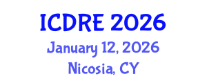 International Conference on Desalination and Renewable Energy (ICDRE) January 12, 2026 - Nicosia, Cyprus International Conference on Desalination and Renewable Energy (ICDRE) January 12, 2026 - Nicosia, Cyprus