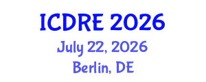 International Conference on Desalination and Renewable Energy (ICDRE) July 22, 2026 - Berlin, Germany International Conference on Desalination and Renewable Energy (ICDRE) July 22, 2026 - Berlin, Germany
