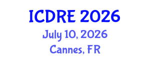 International Conference on Desalination and Renewable Energy (ICDRE) July 10, 2026 - Cannes, France