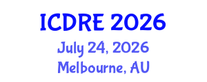 International Conference on Desalination and Renewable Energy (ICDRE) July 24, 2026 - Melbourne, Australia International Conference on Desalination and Renewable Energy (ICDRE) July 24, 2026 - Melbourne, Australia