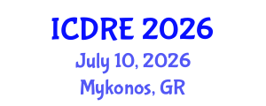 International Conference on Desalination and Renewable Energy (ICDRE) July 10, 2026 - Mykonos, Greece International Conference on Desalination and Renewable Energy (ICDRE) July 10, 2026 - Mykonos, Greece