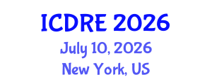 International Conference on Desalination and Renewable Energy (ICDRE) July 10, 2026 - New York, United States International Conference on Desalination and Renewable Energy (ICDRE) July 10, 2026 - New York, United States
