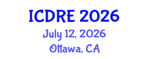 International Conference on Desalination and Renewable Energy (ICDRE) July 12, 2026 - Ottawa, Canada International Conference on Desalination and Renewable Energy (ICDRE) July 12, 2026 - Ottawa, Canada