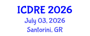 International Conference on Desalination and Renewable Energy (ICDRE) July 03, 2026 - Santorini, Greece International Conference on Desalination and Renewable Energy (ICDRE) July 03, 2026 - Santorini, Greece