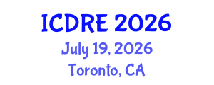 International Conference on Desalination and Renewable Energy (ICDRE) July 19, 2026 - Toronto, Canada International Conference on Desalination and Renewable Energy (ICDRE) July 19, 2026 - Toronto, Canada