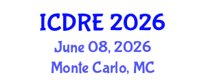 International Conference on Desalination and Renewable Energy (ICDRE) June 08, 2026 - Monte Carlo, Monaco International Conference on Desalination and Renewable Energy (ICDRE) June 08, 2026 - Monte Carlo, Monaco