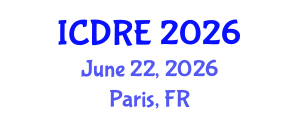 International Conference on Desalination and Renewable Energy (ICDRE) June 22, 2026 - Paris, France International Conference on Desalination and Renewable Energy (ICDRE) June 22, 2026 - Paris, France