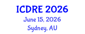 International Conference on Desalination and Renewable Energy (ICDRE) June 15, 2026 - Sydney, Australia