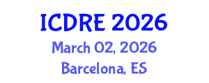 International Conference on Desalination and Renewable Energy (ICDRE) March 02, 2026 - Barcelona, Spain International Conference on Desalination and Renewable Energy (ICDRE) March 02, 2026 - Barcelona, Spain