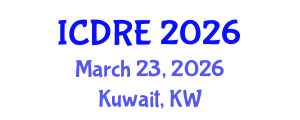 International Conference on Desalination and Renewable Energy (ICDRE) March 23, 2026 - Kuwait, Kuwait International Conference on Desalination and Renewable Energy (ICDRE) March 23, 2026 - Kuwait, Kuwait
