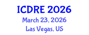 International Conference on Desalination and Renewable Energy (ICDRE) March 23, 2026 - Las Vegas, United States International Conference on Desalination and Renewable Energy (ICDRE) March 23, 2026 - Las Vegas, United States