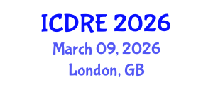 International Conference on Desalination and Renewable Energy (ICDRE) March 09, 2026 - London, United Kingdom International Conference on Desalination and Renewable Energy (ICDRE) March 09, 2026 - London, United Kingdom