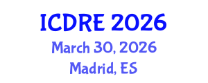 International Conference on Desalination and Renewable Energy (ICDRE) March 30, 2026 - Madrid, Spain International Conference on Desalination and Renewable Energy (ICDRE) March 30, 2026 - Madrid, Spain