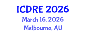International Conference on Desalination and Renewable Energy (ICDRE) March 16, 2026 - Melbourne, Australia International Conference on Desalination and Renewable Energy (ICDRE) March 16, 2026 - Melbourne, Australia