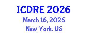 International Conference on Desalination and Renewable Energy (ICDRE) March 16, 2026 - New York, United States International Conference on Desalination and Renewable Energy (ICDRE) March 16, 2026 - New York, United States