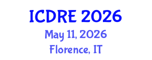 International Conference on Desalination and Renewable Energy (ICDRE) May 11, 2026 - Florence, Italy International Conference on Desalination and Renewable Energy (ICDRE) May 11, 2026 - Florence, Italy