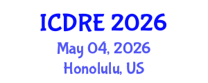 International Conference on Desalination and Renewable Energy (ICDRE) May 04, 2026 - Honolulu, United States International Conference on Desalination and Renewable Energy (ICDRE) May 04, 2026 - Honolulu, United States