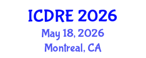 International Conference on Desalination and Renewable Energy (ICDRE) May 18, 2026 - Montreal, Canada International Conference on Desalination and Renewable Energy (ICDRE) May 18, 2026 - Montreal, Canada