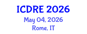 International Conference on Desalination and Renewable Energy (ICDRE) May 04, 2026 - Rome, Italy International Conference on Desalination and Renewable Energy (ICDRE) May 04, 2026 - Rome, Italy