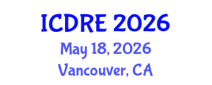 International Conference on Desalination and Renewable Energy (ICDRE) May 18, 2026 - Vancouver, Canada International Conference on Desalination and Renewable Energy (ICDRE) May 18, 2026 - Vancouver, Canada