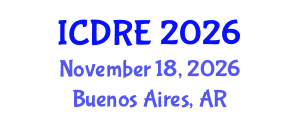 International Conference on Desalination and Renewable Energy (ICDRE) November 18, 2026 - Buenos Aires, Argentina