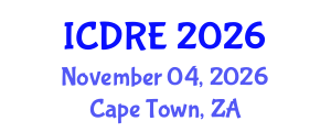 International Conference on Desalination and Renewable Energy (ICDRE) November 04, 2026 - Cape Town, South Africa International Conference on Desalination and Renewable Energy (ICDRE) November 04, 2026 - Cape Town, South Africa