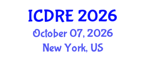 International Conference on Desalination and Renewable Energy (ICDRE) October 07, 2026 - New York, United States International Conference on Desalination and Renewable Energy (ICDRE) October 07, 2026 - New York, United States