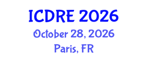 International Conference on Desalination and Renewable Energy (ICDRE) October 28, 2026 - Paris, France