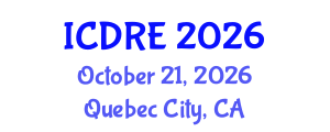 International Conference on Desalination and Renewable Energy (ICDRE) October 21, 2026 - Quebec City, Canada International Conference on Desalination and Renewable Energy (ICDRE) October 21, 2026 - Quebec City, Canada