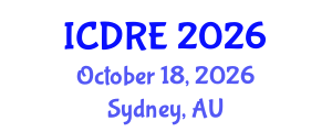 International Conference on Desalination and Renewable Energy (ICDRE) October 18, 2026 - Sydney, Australia