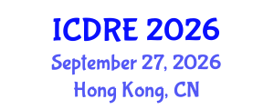 International Conference on Desalination and Renewable Energy (ICDRE) September 27, 2026 - Hong Kong, China International Conference on Desalination and Renewable Energy (ICDRE) September 27, 2026 - Hong Kong, China
