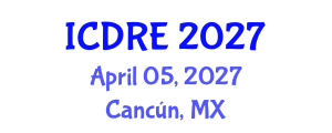 International Conference on Desalination and Renewable Energy (ICDRE) April 05, 2027 - Cancún, Mexico International Conference on Desalination and Renewable Energy (ICDRE) April 05, 2027 - Cancún, Mexico