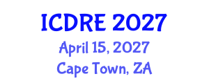 International Conference on Desalination and Renewable Energy (ICDRE) April 15, 2027 - Cape Town, South Africa