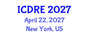 International Conference on Desalination and Renewable Energy (ICDRE) April 22, 2027 - New York, United States International Conference on Desalination and Renewable Energy (ICDRE) April 22, 2027 - New York, United States