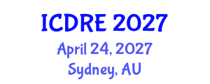 International Conference on Desalination and Renewable Energy (ICDRE) April 24, 2027 - Sydney, Australia
