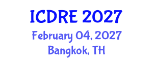 International Conference on Desalination and Renewable Energy (ICDRE) February 04, 2027 - Bangkok, Thailand International Conference on Desalination and Renewable Energy (ICDRE) February 04, 2027 - Bangkok, Thailand