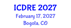 International Conference on Desalination and Renewable Energy (ICDRE) February 17, 2027 - Bogota, Colombia International Conference on Desalination and Renewable Energy (ICDRE) February 17, 2027 - Bogota, Colombia