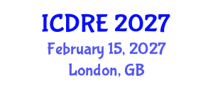 International Conference on Desalination and Renewable Energy (ICDRE) February 15, 2027 - London, United Kingdom International Conference on Desalination and Renewable Energy (ICDRE) February 15, 2027 - London, United Kingdom