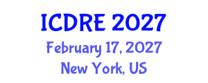 International Conference on Desalination and Renewable Energy (ICDRE) February 17, 2027 - New York, United States International Conference on Desalination and Renewable Energy (ICDRE) February 17, 2027 - New York, United States