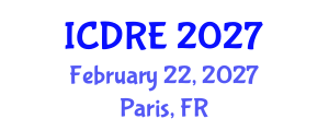 International Conference on Desalination and Renewable Energy (ICDRE) February 22, 2027 - Paris, France
