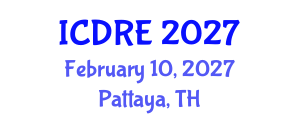 International Conference on Desalination and Renewable Energy (ICDRE) February 10, 2027 - Pattaya, Thailand International Conference on Desalination and Renewable Energy (ICDRE) February 10, 2027 - Pattaya, Thailand