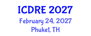 International Conference on Desalination and Renewable Energy (ICDRE) February 24, 2027 - Phuket, Thailand International Conference on Desalination and Renewable Energy (ICDRE) February 24, 2027 - Phuket, Thailand