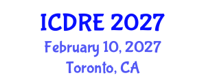International Conference on Desalination and Renewable Energy (ICDRE) February 10, 2027 - Toronto, Canada International Conference on Desalination and Renewable Energy (ICDRE) February 10, 2027 - Toronto, Canada