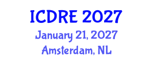 International Conference on Desalination and Renewable Energy (ICDRE) January 21, 2027 - Amsterdam, Netherlands International Conference on Desalination and Renewable Energy (ICDRE) January 21, 2027 - Amsterdam, Netherlands