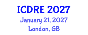 International Conference on Desalination and Renewable Energy (ICDRE) January 21, 2027 - London, United Kingdom International Conference on Desalination and Renewable Energy (ICDRE) January 21, 2027 - London, United Kingdom
