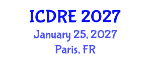 International Conference on Desalination and Renewable Energy (ICDRE) January 25, 2027 - Paris, France
