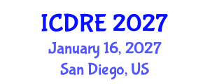 International Conference on Desalination and Renewable Energy (ICDRE) January 16, 2027 - San Diego, United States International Conference on Desalination and Renewable Energy (ICDRE) January 16, 2027 - San Diego, United States