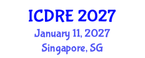 International Conference on Desalination and Renewable Energy (ICDRE) January 11, 2027 - Singapore, Singapore International Conference on Desalination and Renewable Energy (ICDRE) January 11, 2027 - Singapore, Singapore